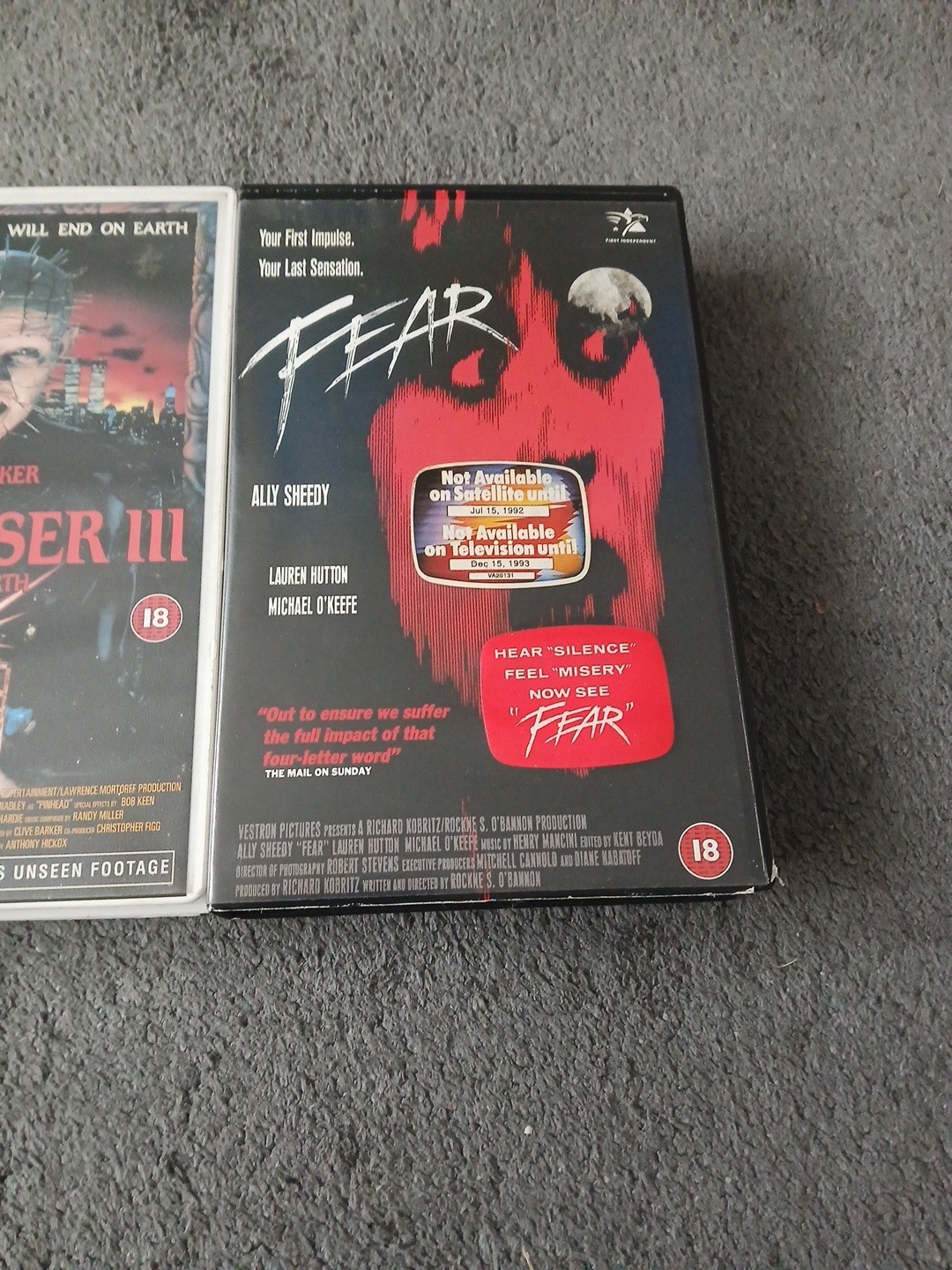 vhs big box ex rental horror