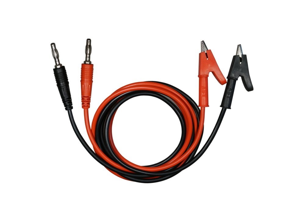 AST Labs Test Lead Banana Plug to Alligator Clip Heavy Duty [3 feet] for Red