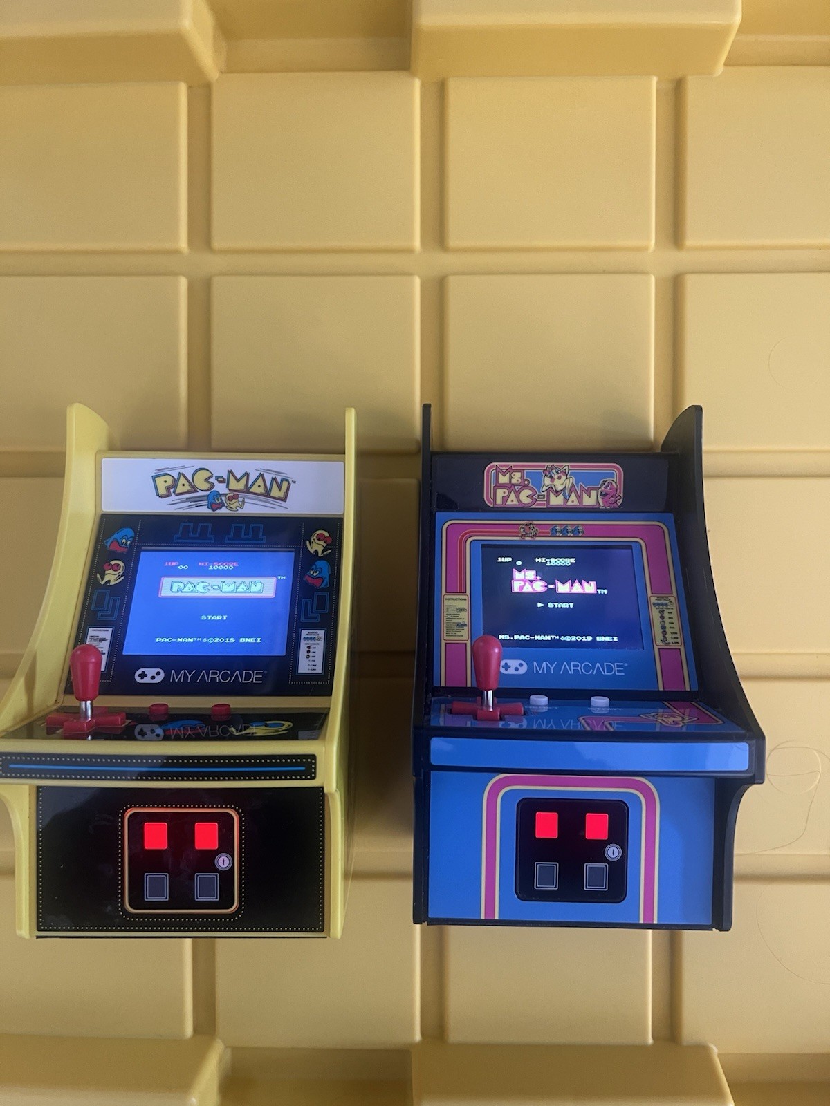 My Arcade Pac-Man and ms Pac-Man Micro Player Pro USB-C Battery