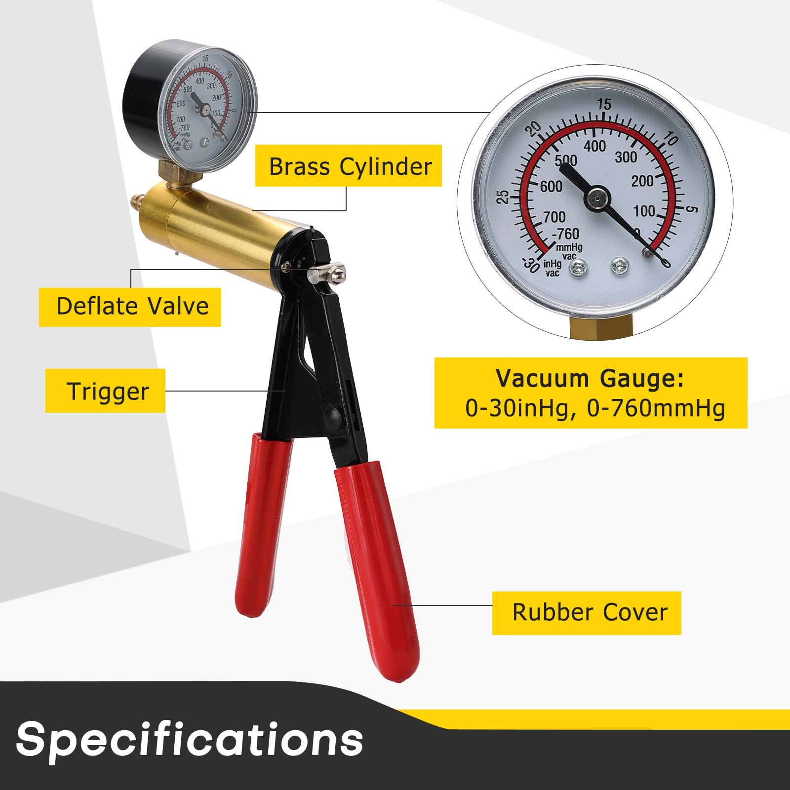 Acymner Brake Bleeder and Caliper Tool Kit | Comprehensive 40PCS Set for...