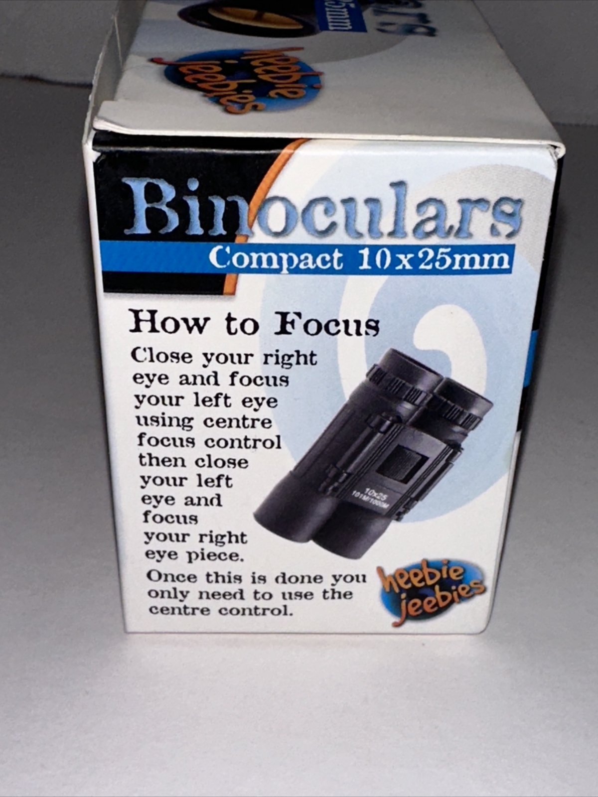 Heebie Jeebies Binoculars Compact 10x25 With Soft Case Glare Reduction Coating