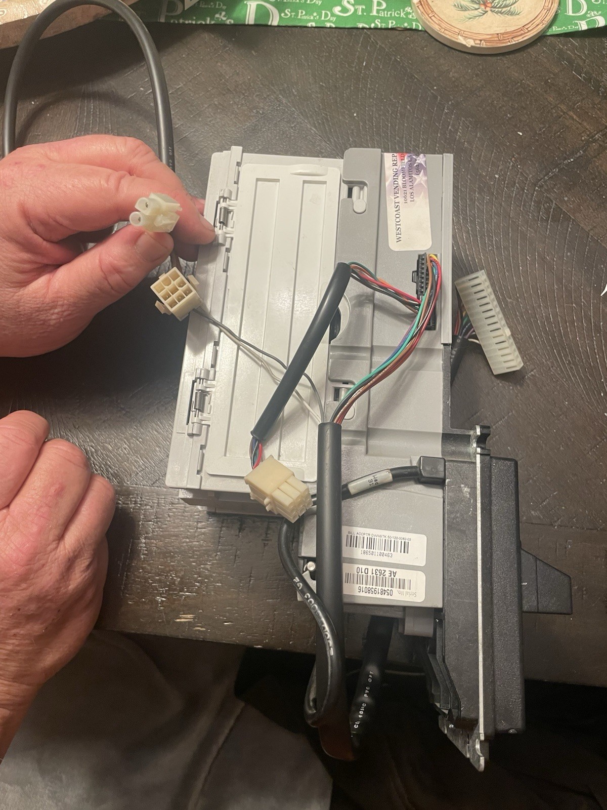 Mei Bill Validator/Acceptor Model AE 2631 D10 115 V