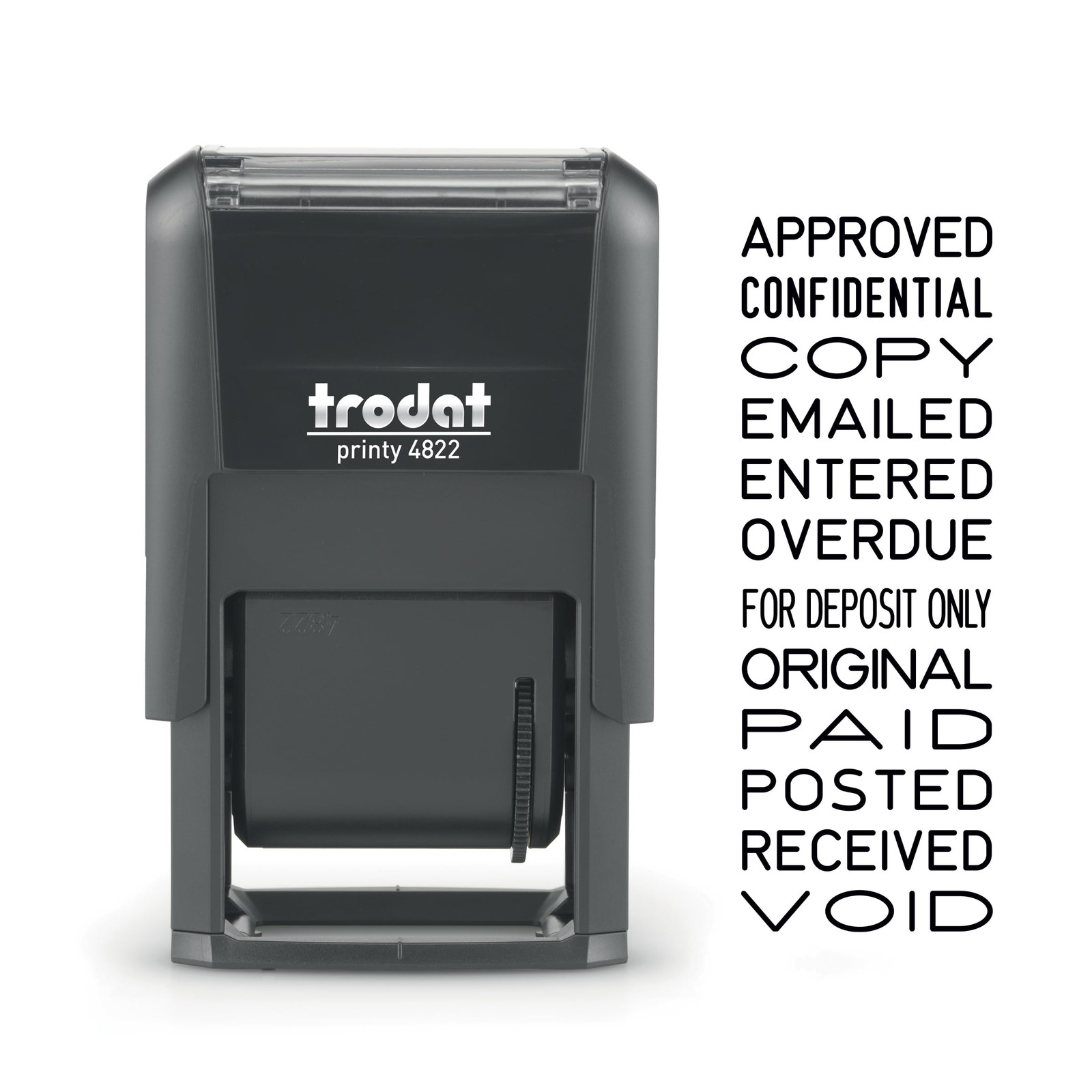 Printy P4 4822 Inking Stamp – New and Improved - Dial-A-Phrase, 12 Popular Of...