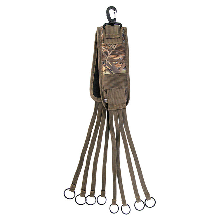 ST Camouflage Game Carrier 8-Loop Strap For Ducks Waterfowl Floating Nylon