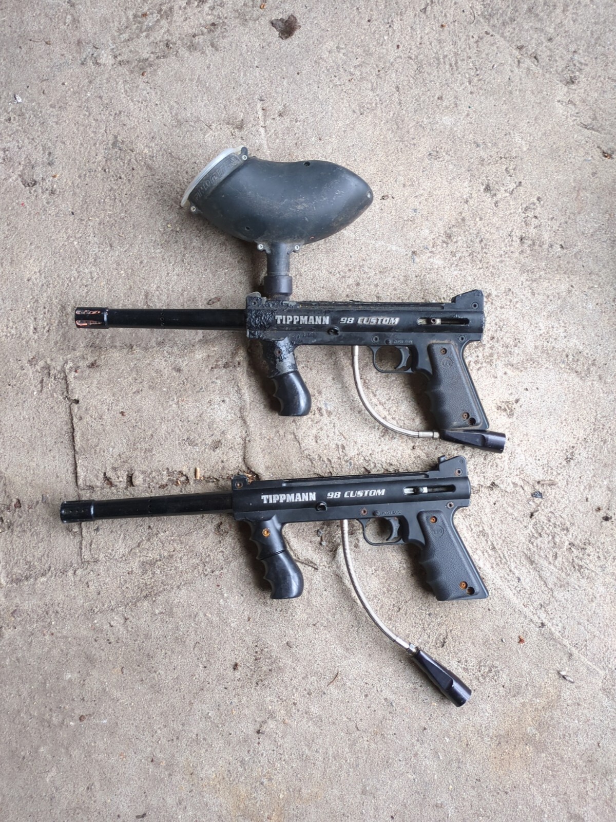 2 tippman 98 Custom Paintball  Markers, Read Description!!!