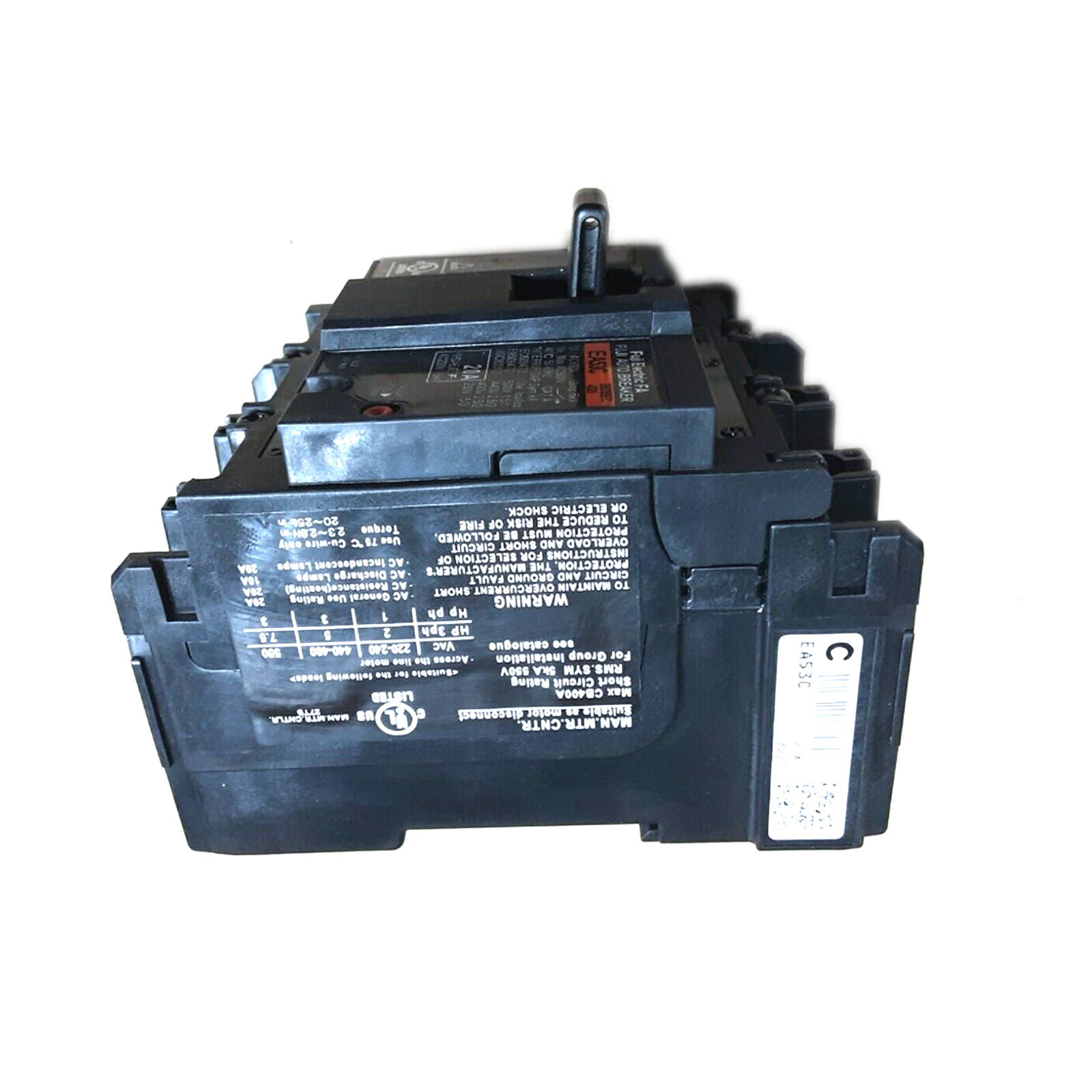 1pc FUJI EA53AC 3P 20A circuit breaker