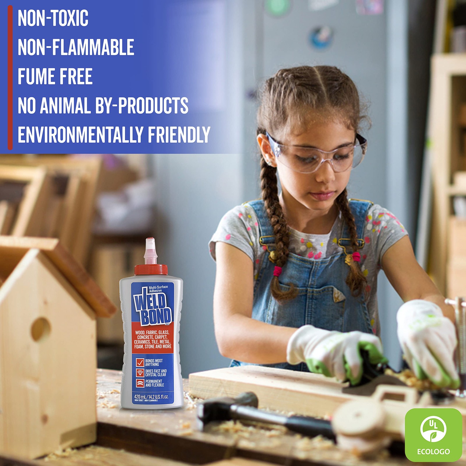 Multi-Surface Strong Glue – Fast Drying Glue for Wood, Tile, Ceramic, Pottery...