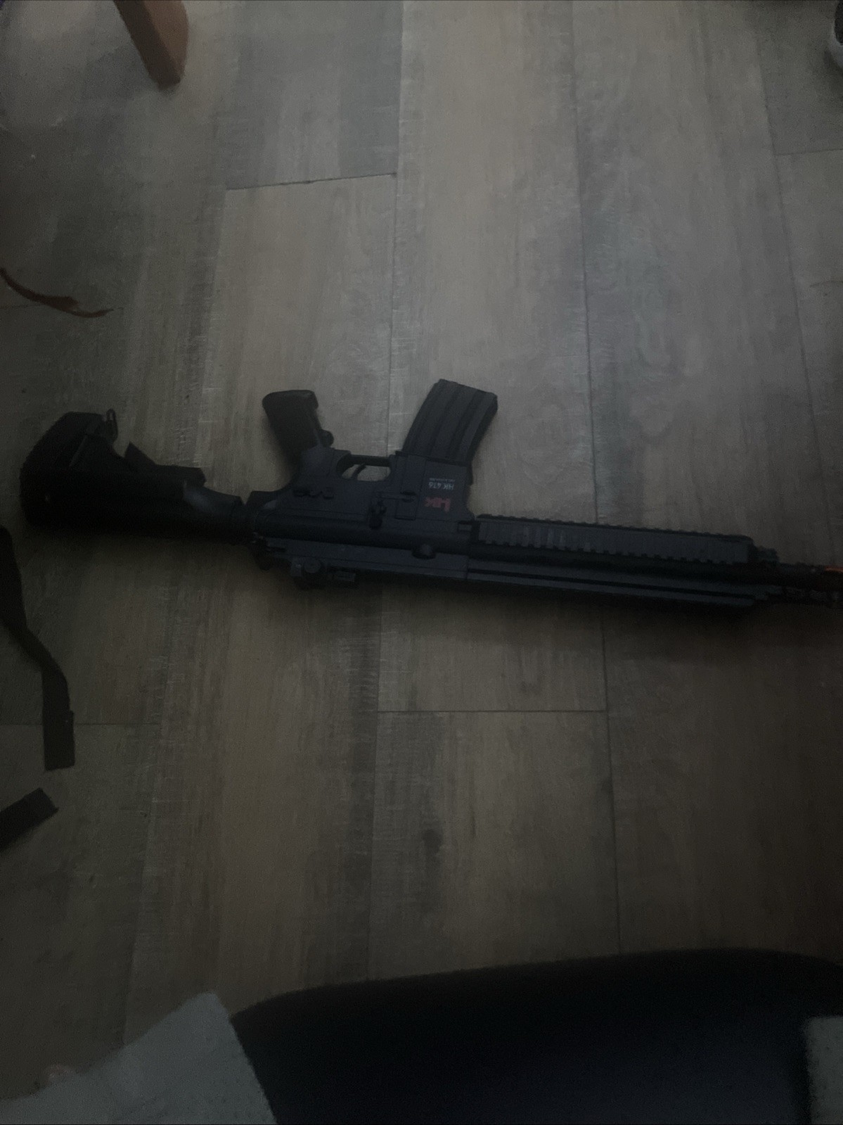 Airsoft Rifle Aeg Hk416 Mint Condition