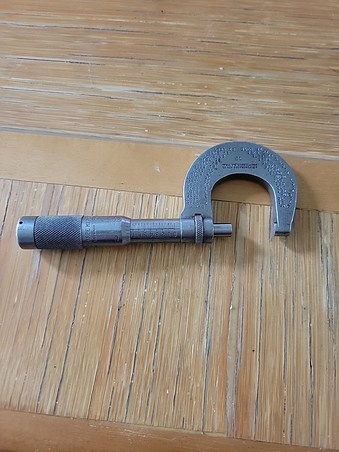 Brown And Sharpe Vintage Micrometer In Good Condition Made In USA Providence RI