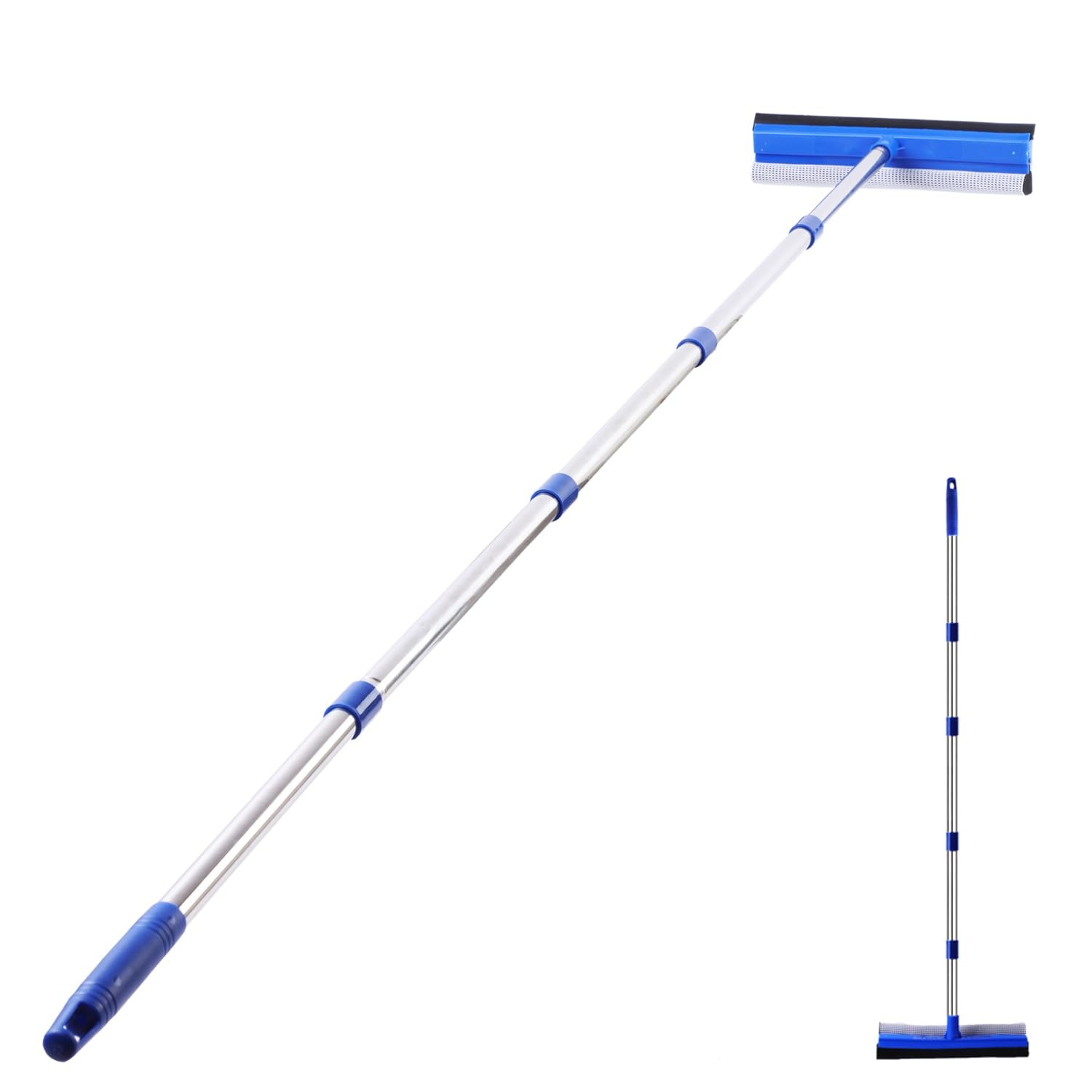YONILL 72" Squeegee for Cleaning - Long Handle Window Cleaner Tool with Blue