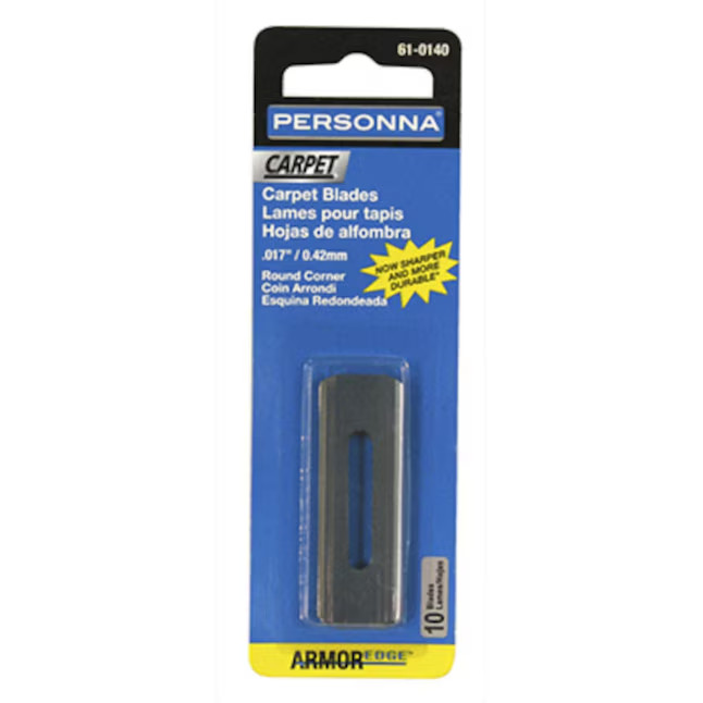 PERSONNA Blades 3/4-in Carbon Steel Carpet Utility Razor Blade 10 -Pack