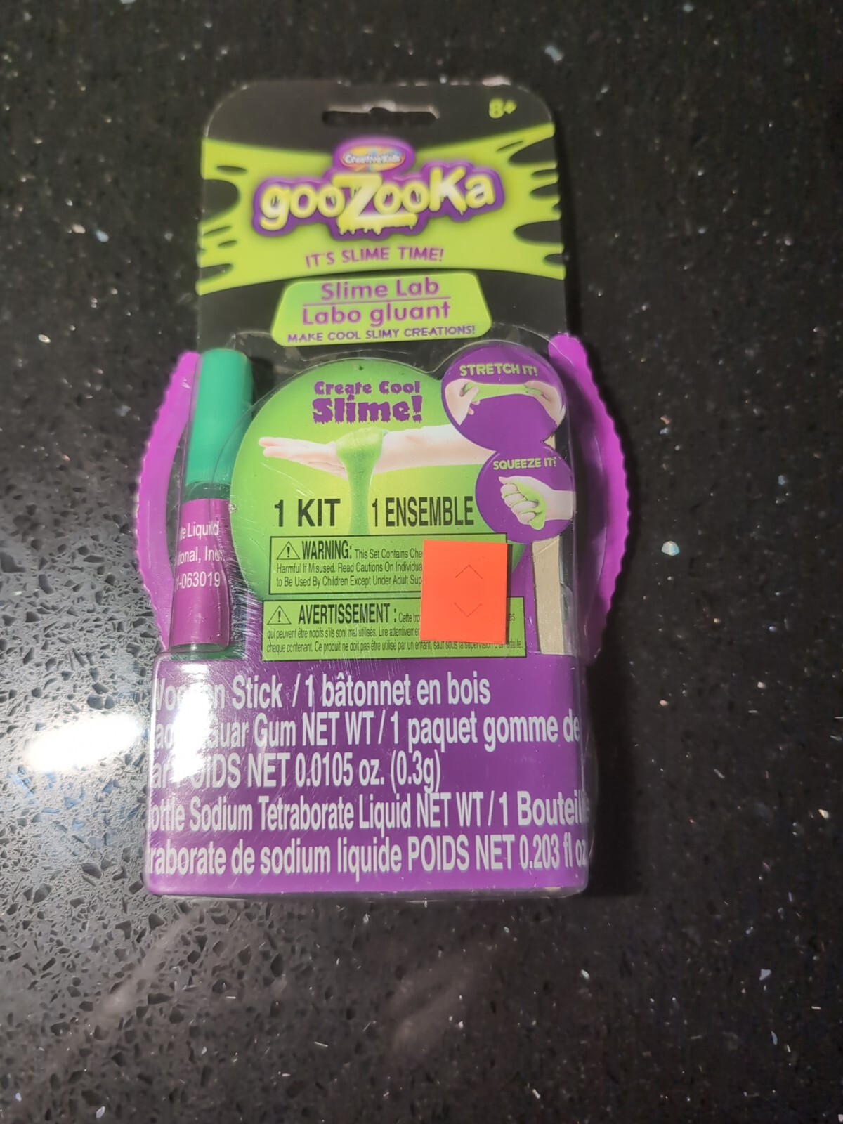 New Creative Kids GooZooka Slime Lab Kit It's Slime Time Stretch & Squeeze It!