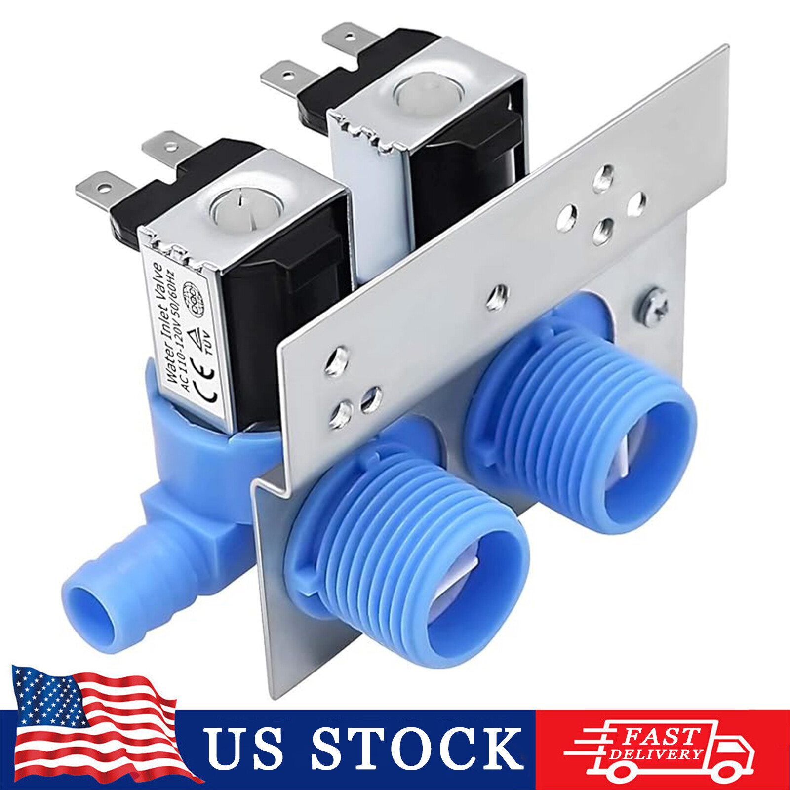 285805 Water Inlet Valve with Bracket for Whirlpool Kenmore Washer