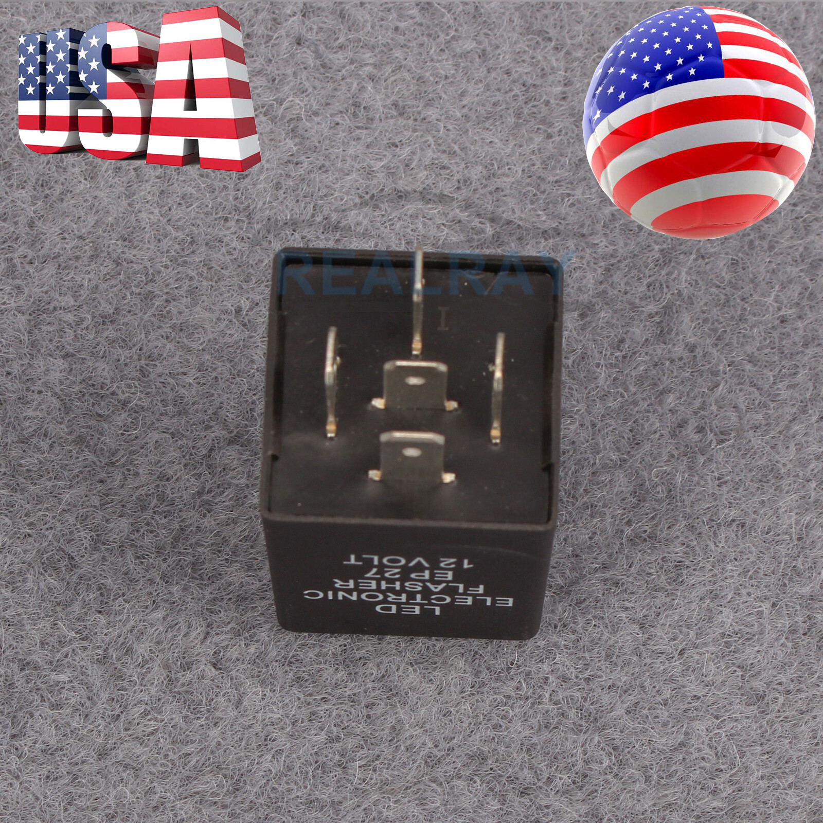 EP 27 5-Pin EP27 FL27 LED Flasher Relay to Fix Turn Signal Hyper Flashing Issue