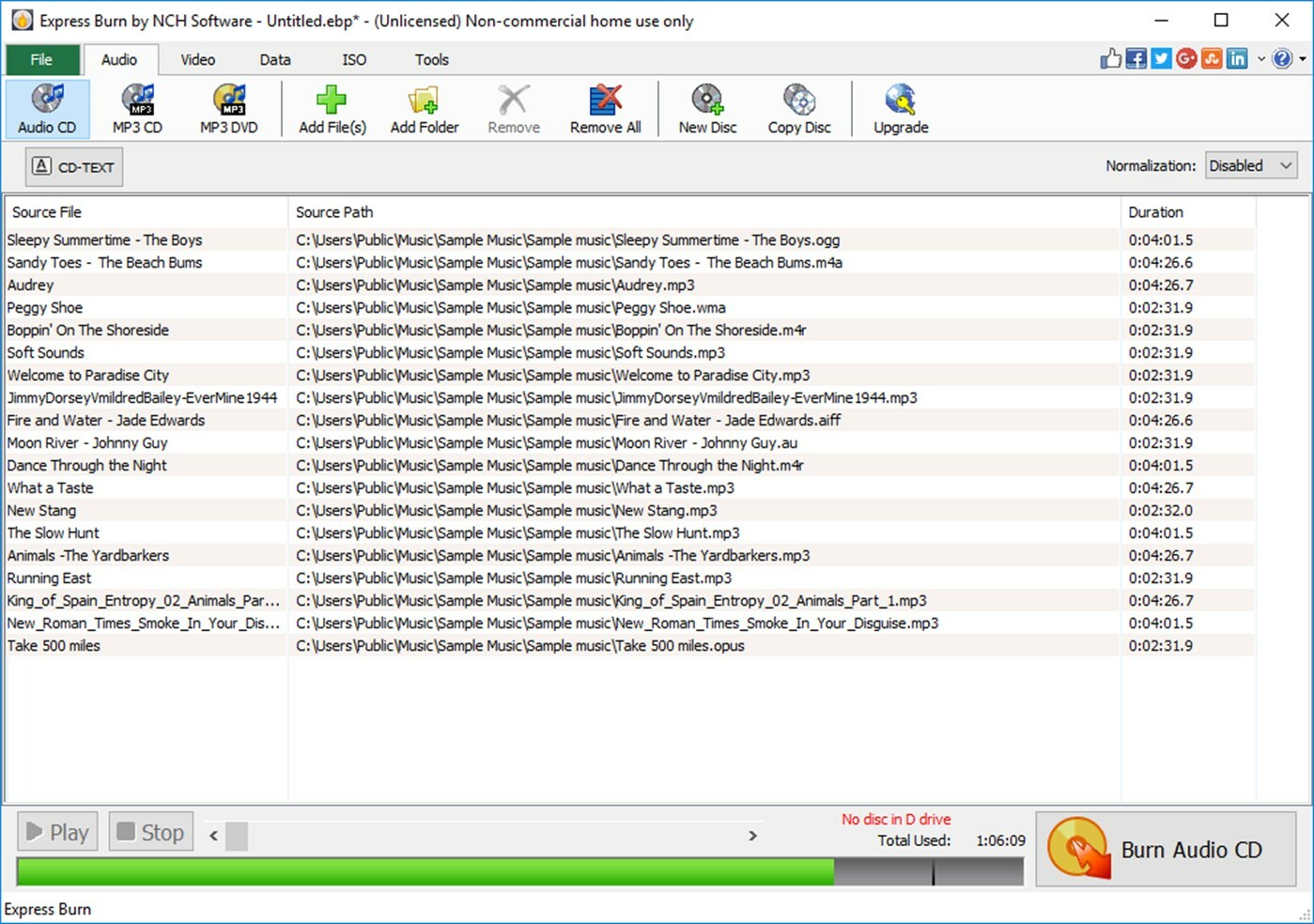 Express Burn CD DVD Blu Ray writer burn and authoring Software NCH