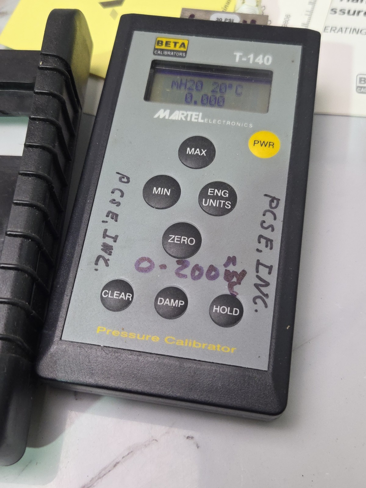 MARTEL T140-200" Precision Pressure Calibrator