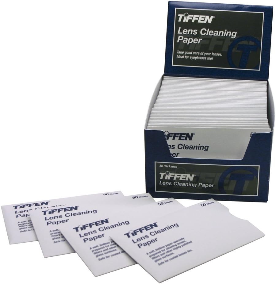 Tiffen EK1546027T Lens Cleaning Tissue Box - 50 Packs of 50 Sheets Each