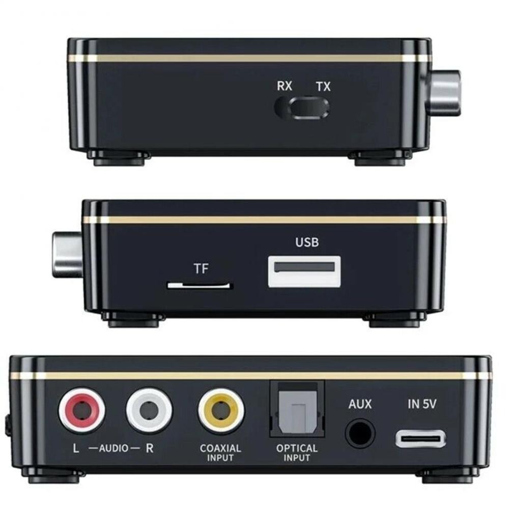 NFC Multi-Function Bluetooth Receiver Wireless 3.5mm AUX to 2RCA Audio Adapter C