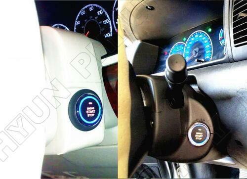 Car One Key Remote Start System Ignition Engine Start Button Vibration Alarm Kit