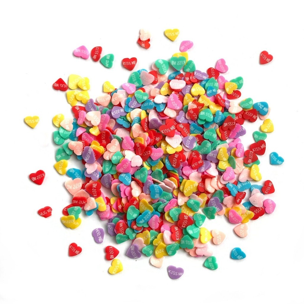 Sweet Talk Sprinkletz NK130 Valentine's Day Shaker Filler Craft Buttons Galore