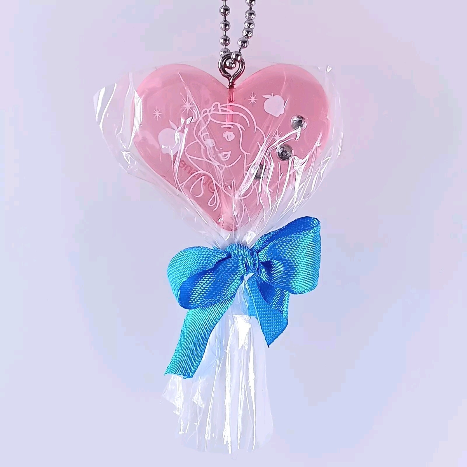 Snow White Disney Princess Heart Candy Mascot Keychain From Japan
