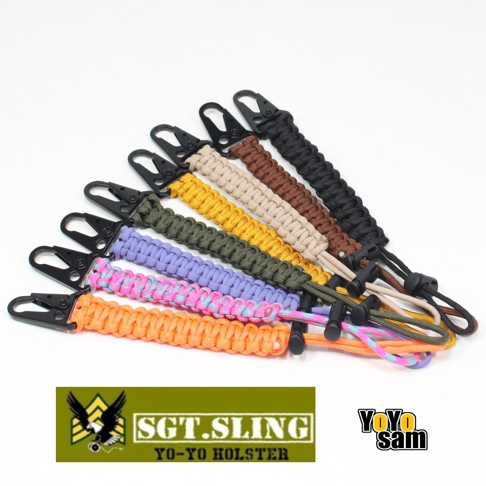 Sergeant Sling Yoyo "the clip" Yo-Yo Clip - Adjustable - Heavy Duty Paracord
