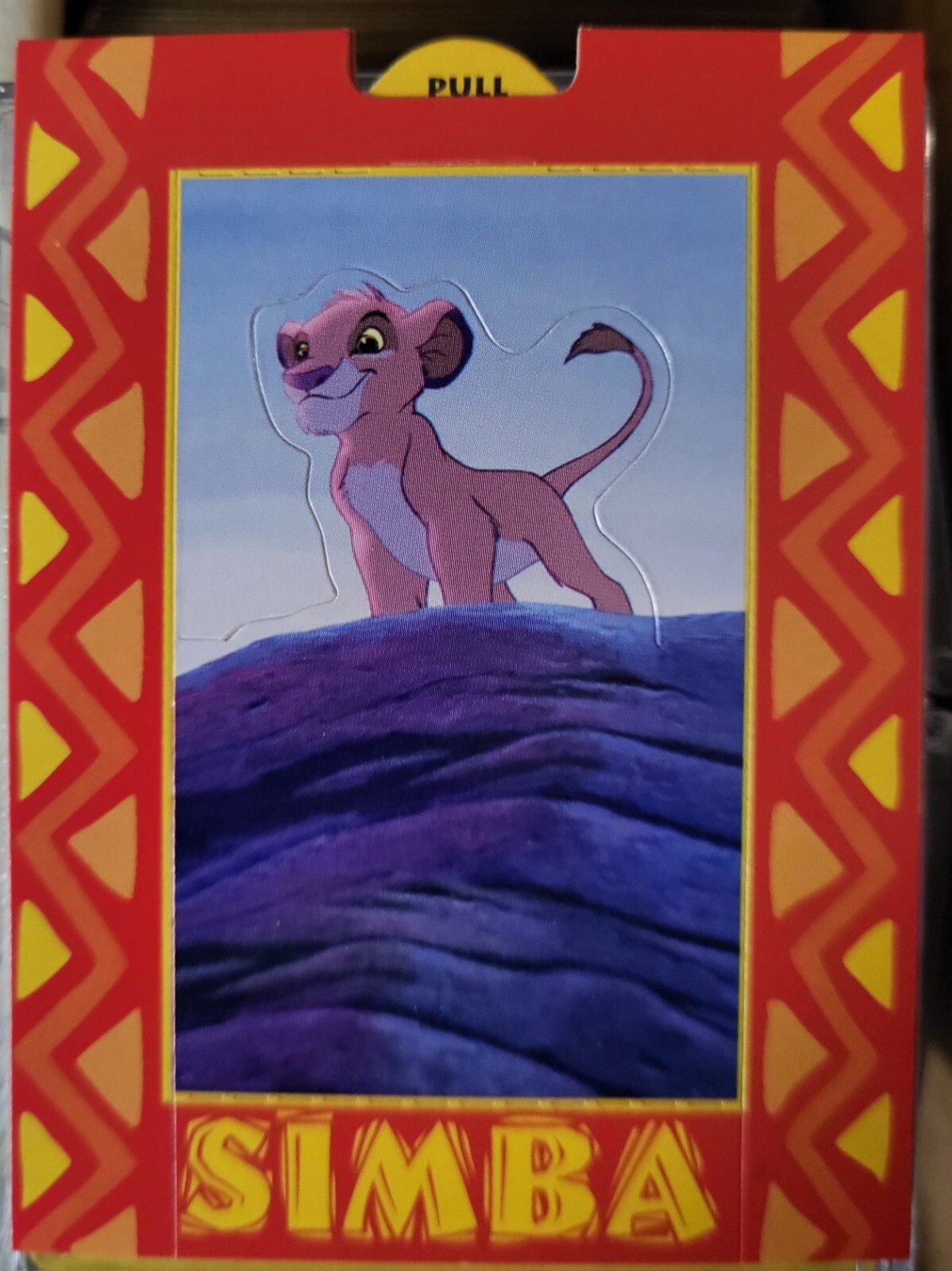 1994 SkyBox Disneys The Lion King Series 1 #P1 Simba Pop-Up Insert Chase Card!