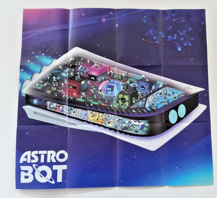 Astrobot Poster - NEW - Double Sided Astro Bot Comic Poster