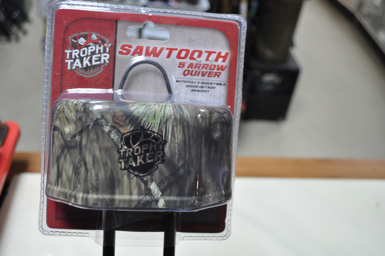 Trophy Taker Sawtooth 5 Arrow Quiver - New Adjustable Quick Detach Bracket