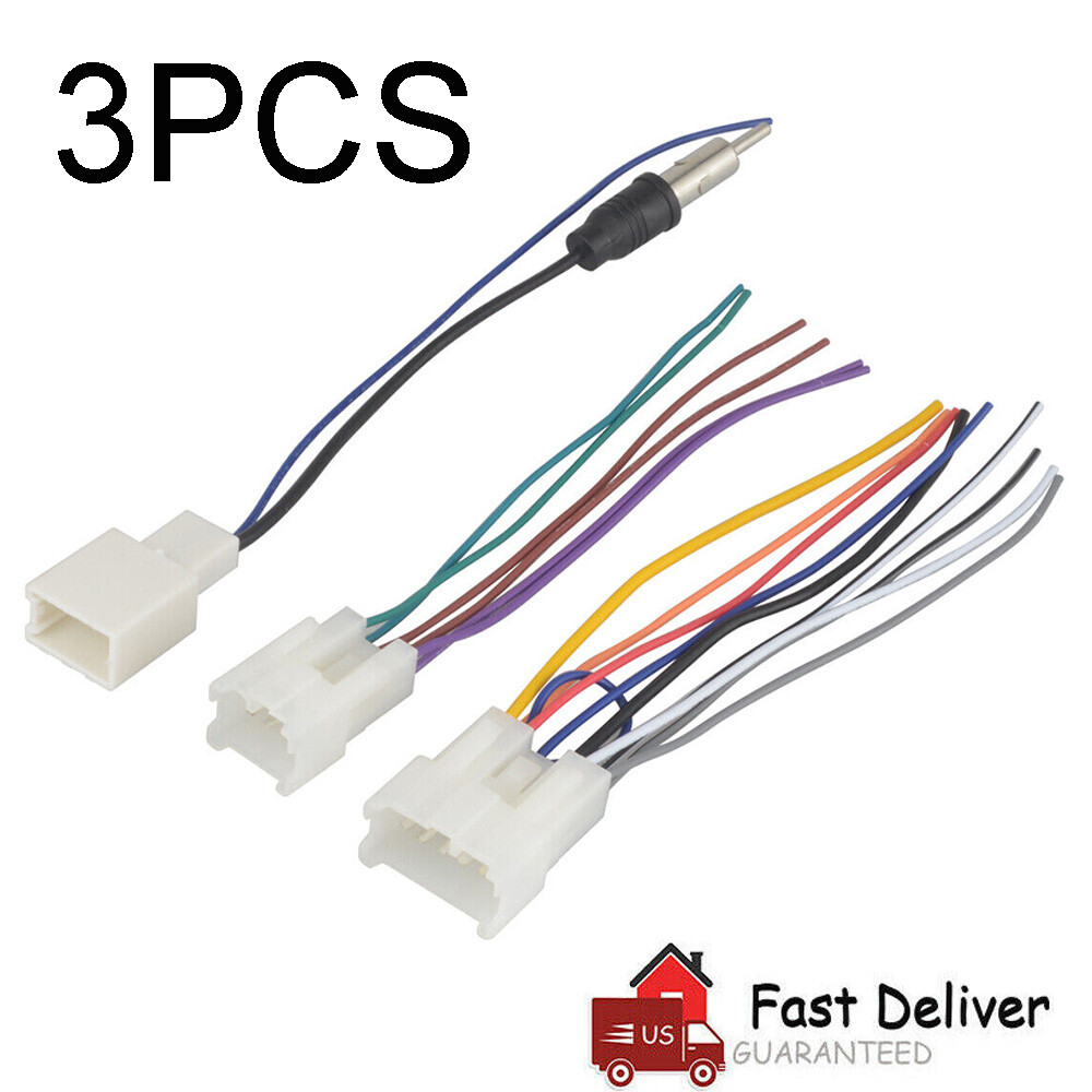 Aftermarket Radio Stereo Install Antenna Adapter Wire Harness Cable For Toyota