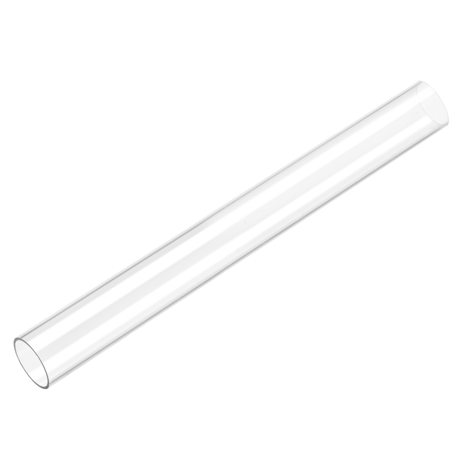 PC Rigid Round Clear Tubing 22mm 0.86" ID x 25mm 0.98" OD x 305mm 1Ft Length