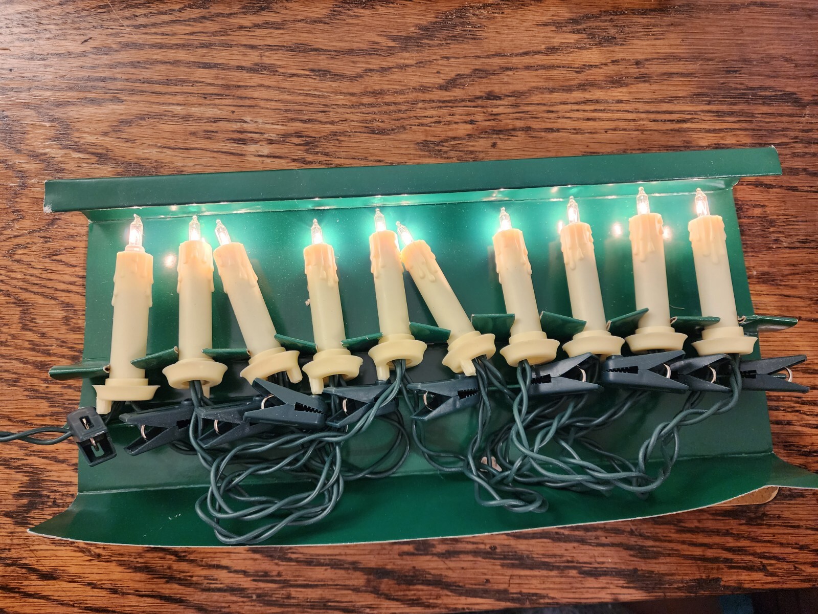 Christmas 10 candle light set