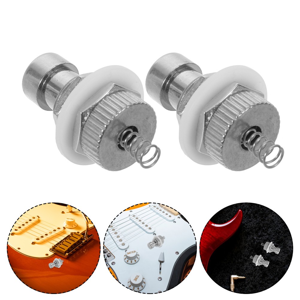 2 Pcs Guitar Effect Switch Pedal Push Button Effects Stomp Control