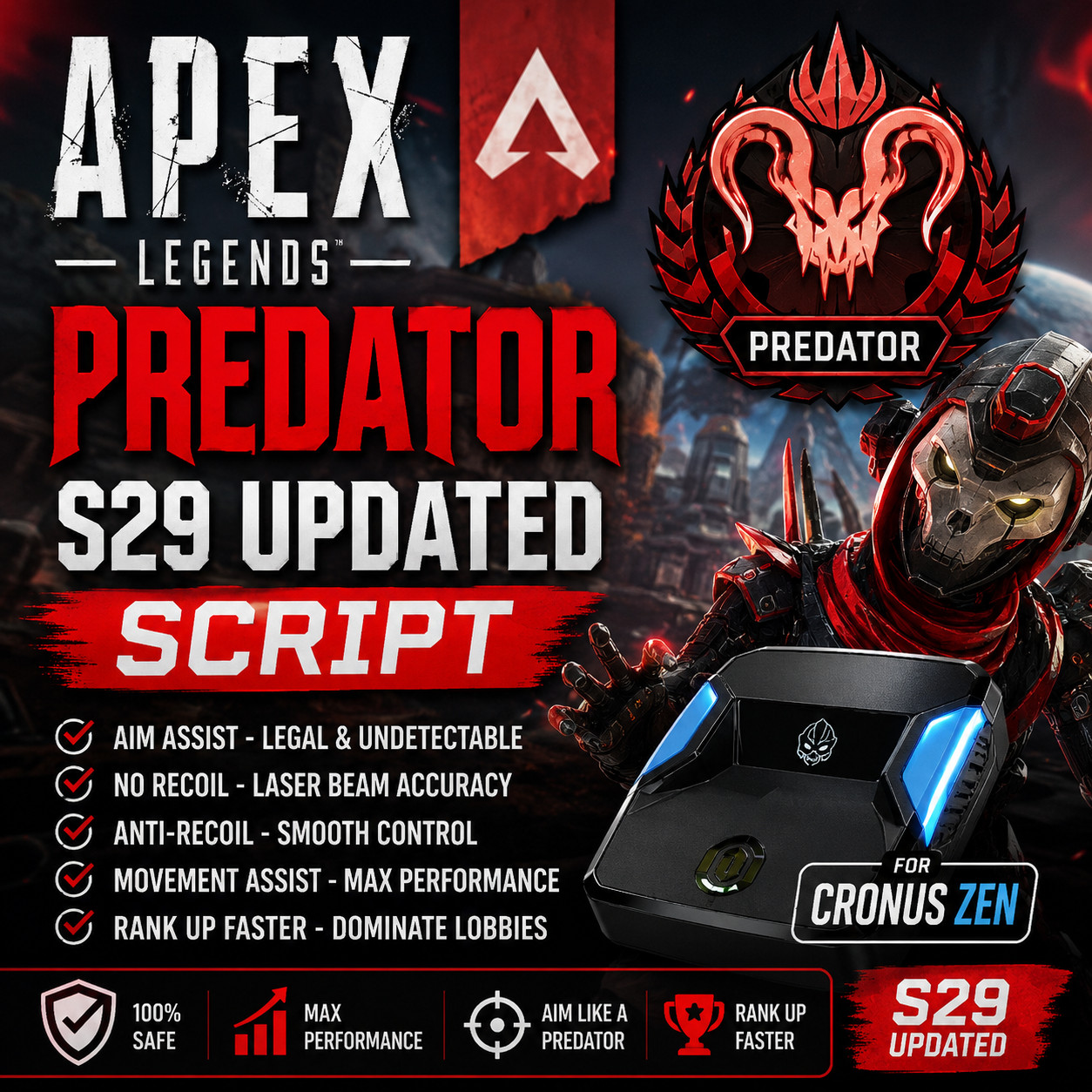 Apex Legends Predator S29 Cronus Zen SCRIPT (Updated)