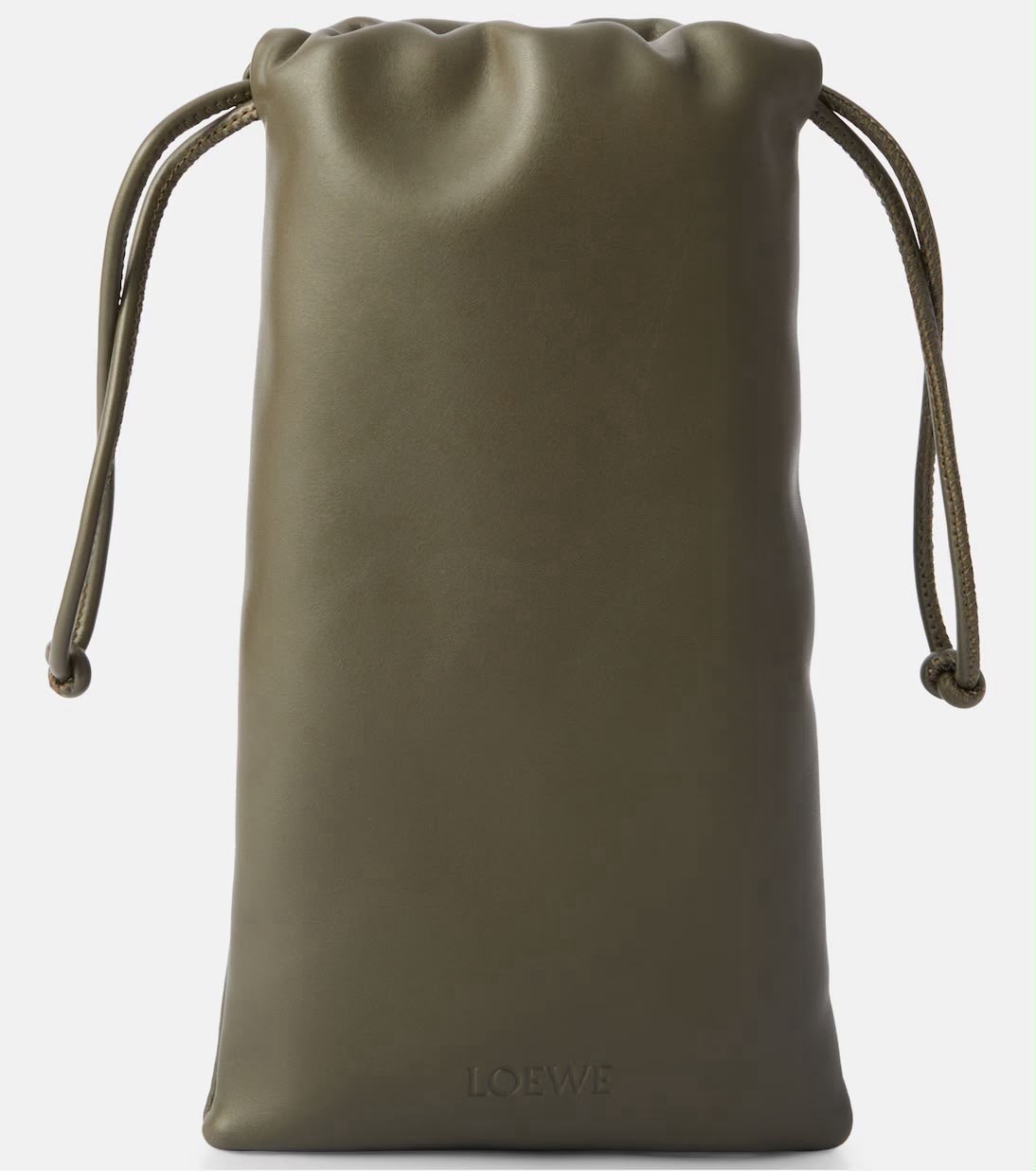 LOEWE Case leather soft pouch for Glasses & Sunglasses. New