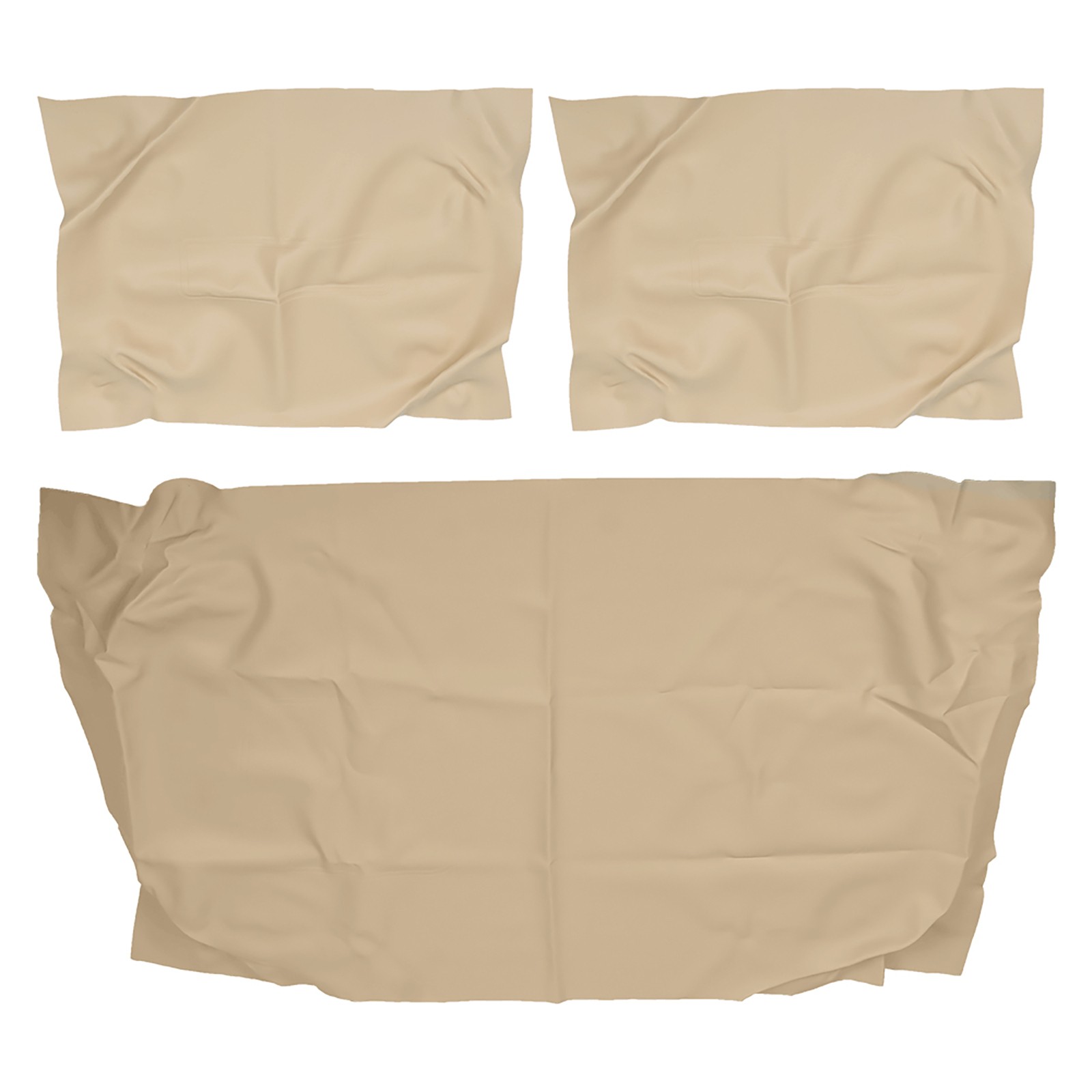 For Club Car DS 1982-2000.5 Golf Carts Brown Tan Leather Front Seat Covers