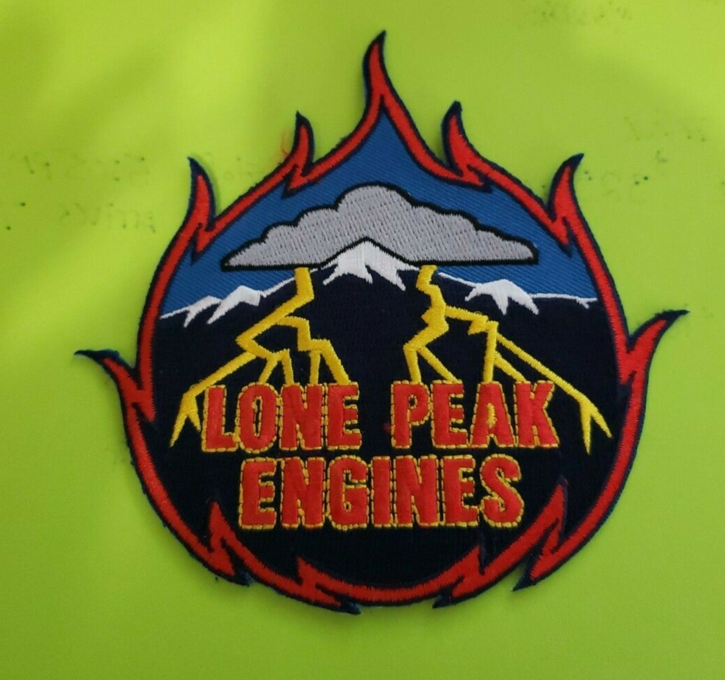 Utah Lone Peaks Wildfire Suppression shoulder patch NEW