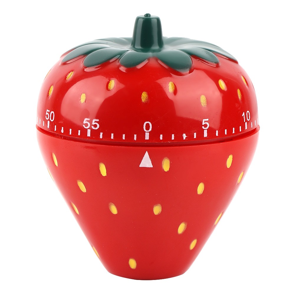 Strawberry Shaped Kitchen Timer Easy To Use For Home Kitchen Easy To Use