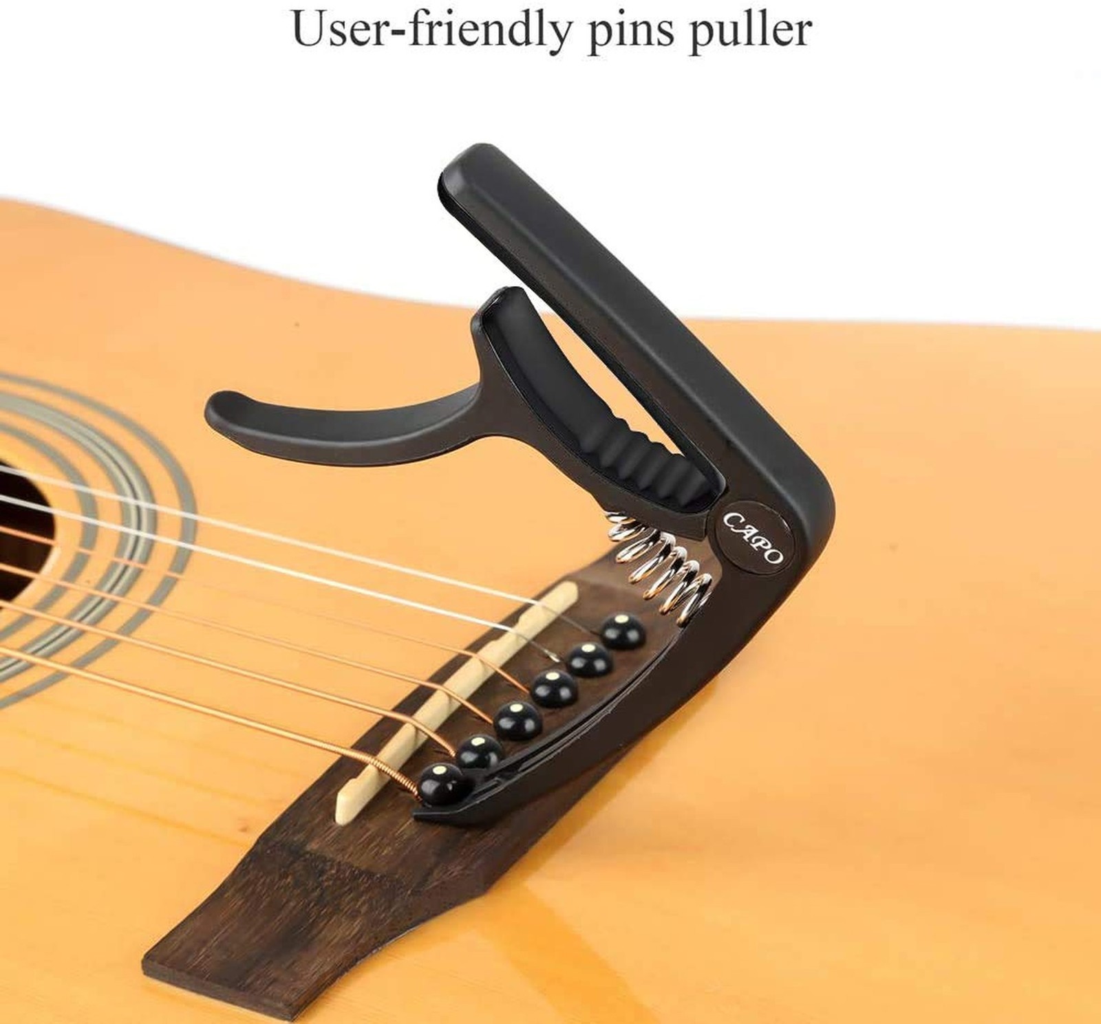 Capo for 6-String Acoustic and Electric Guitar, Lightweight Quick Release Cap...