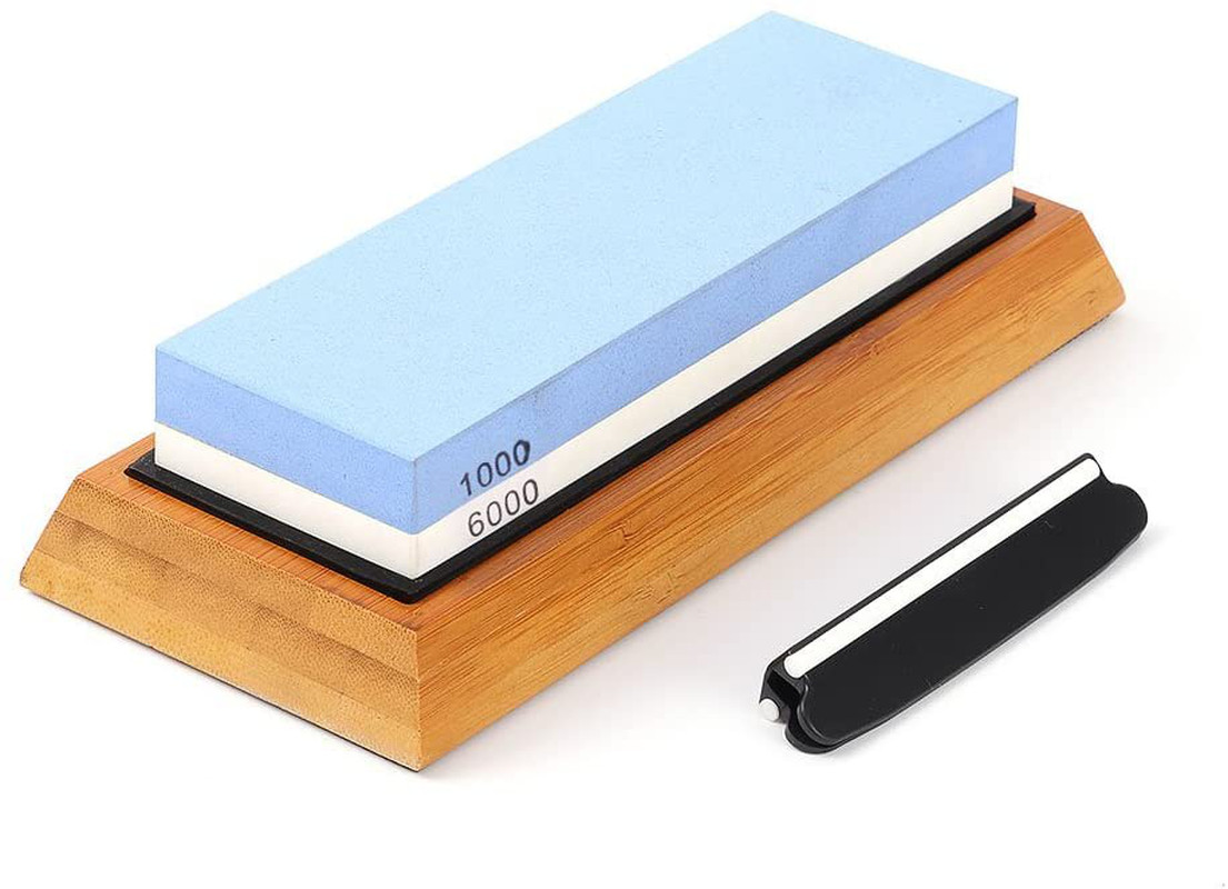 Premium Whetstone Knife Sharpening Stone 2 Side Grit -FREE SHIPPING