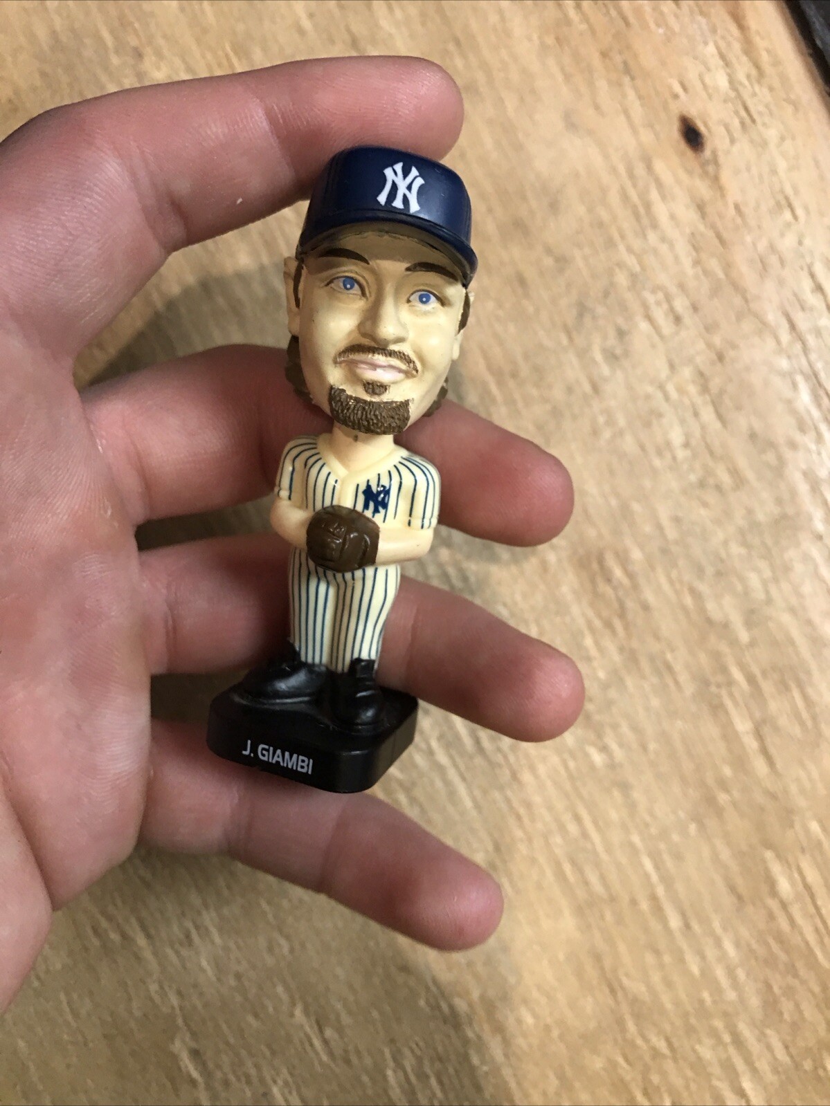 Vintage Jason Giambi 2002 Fotoball Mini Bobblehead New York Yankees