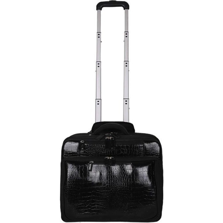 Francine Collections FFSROLLER1 Croco Laptop Roller Case 17"