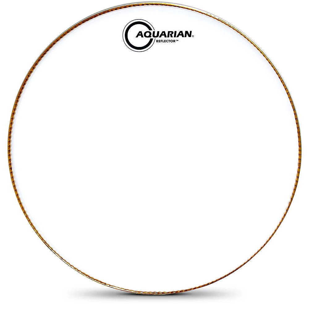 Aquarian Ice White Reflector Bass Drum Head 28 in.