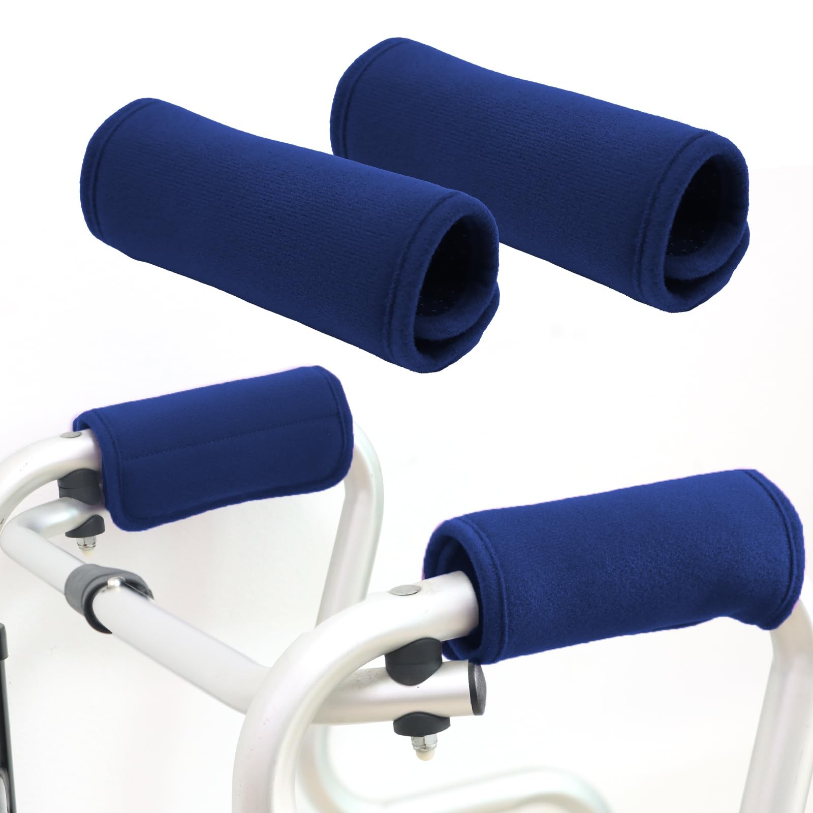 2 Pack Walker Handle Cushions Walker Grip Covers Pads Walker Padded Hand Grip...