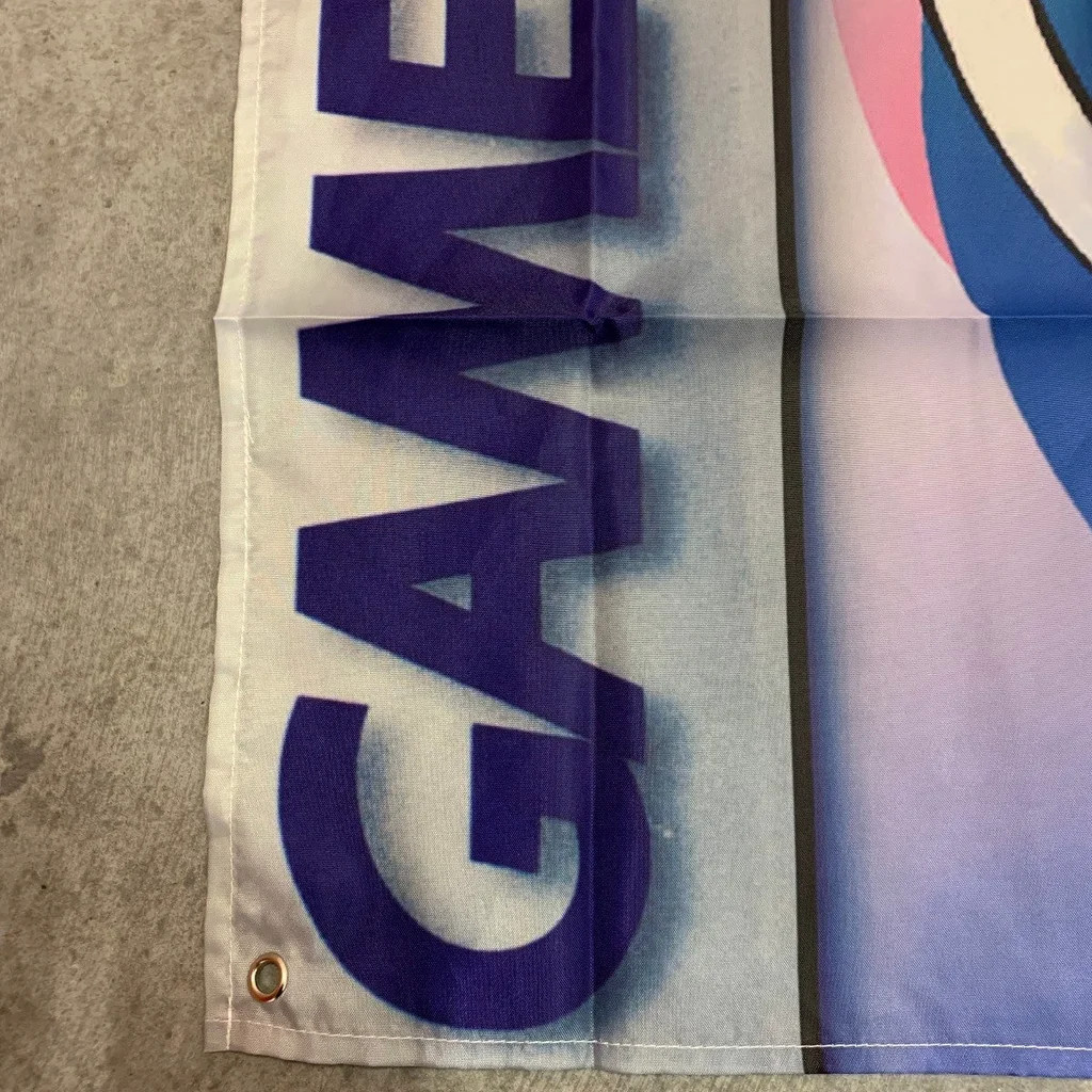 Pokemon Crystal Version Game Boy Advance Wall Tapestry 3x3 Ft