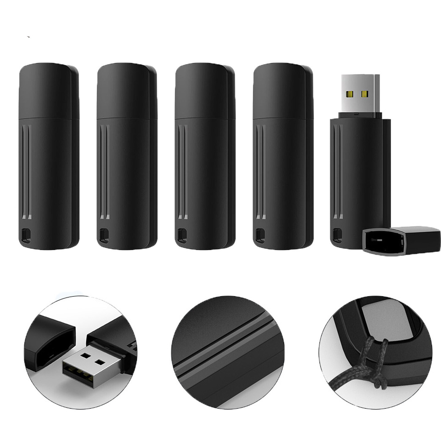 Kootion USB 2.0 5PCS 16GB Flash Drive Memory Stick Thumb Drive External Drive US