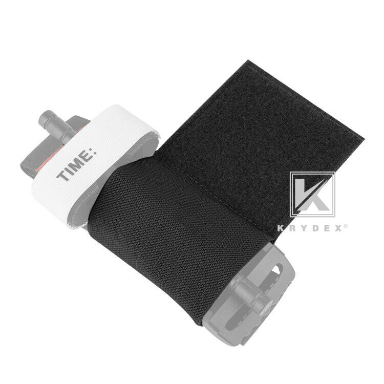 KRYDEX Elastic Holder Strap for Tourniquet Fastener Tool Hook & Loop Black