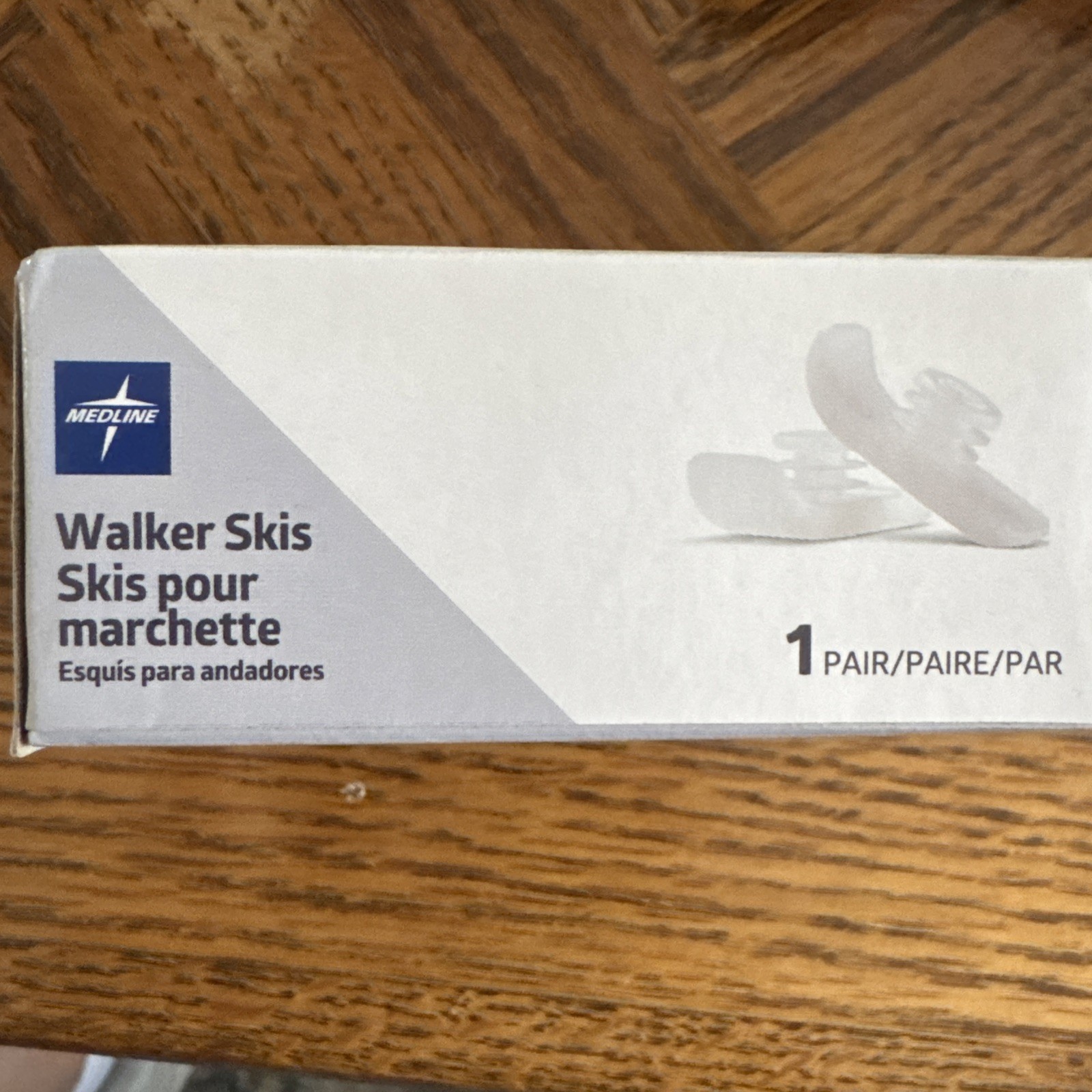 Medline Ski Gliders for Walkers NIB