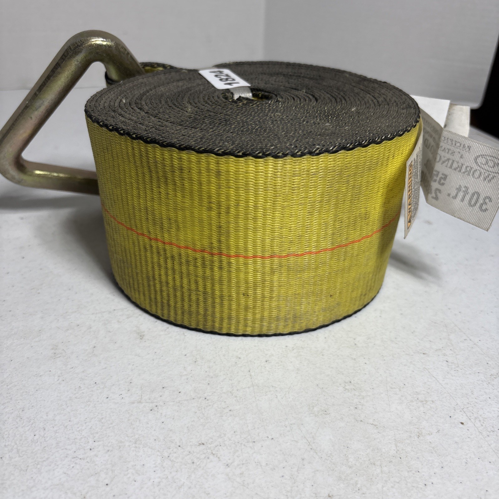 Pacific Cargo Control Heavy Duty Strap 30ft x 4in 5500lb Work Load. With D Ring