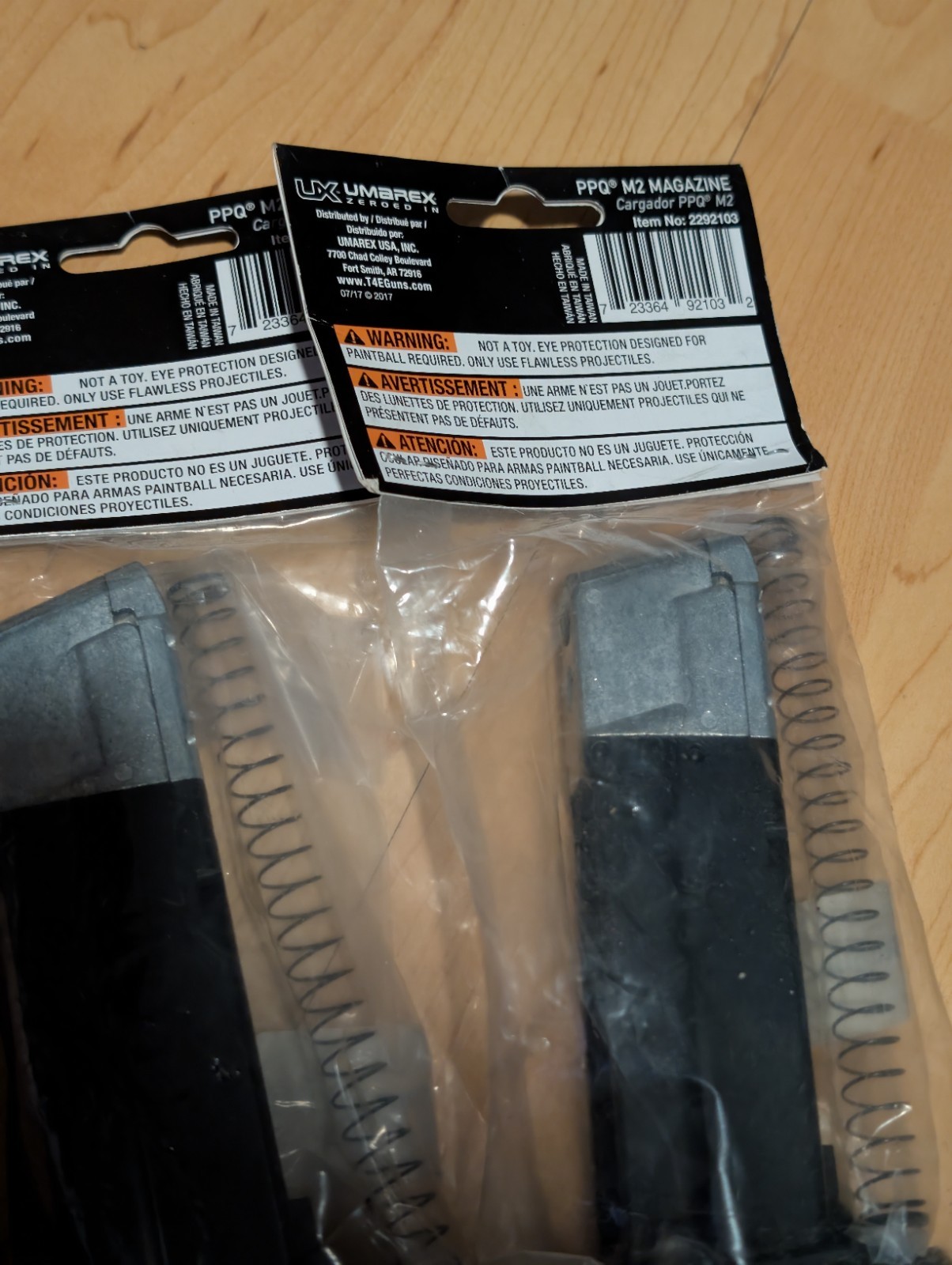 Umarex T4E .43 Caliber Training Bundle (2) PPQ M2 Magazines & Black Rubber Balls